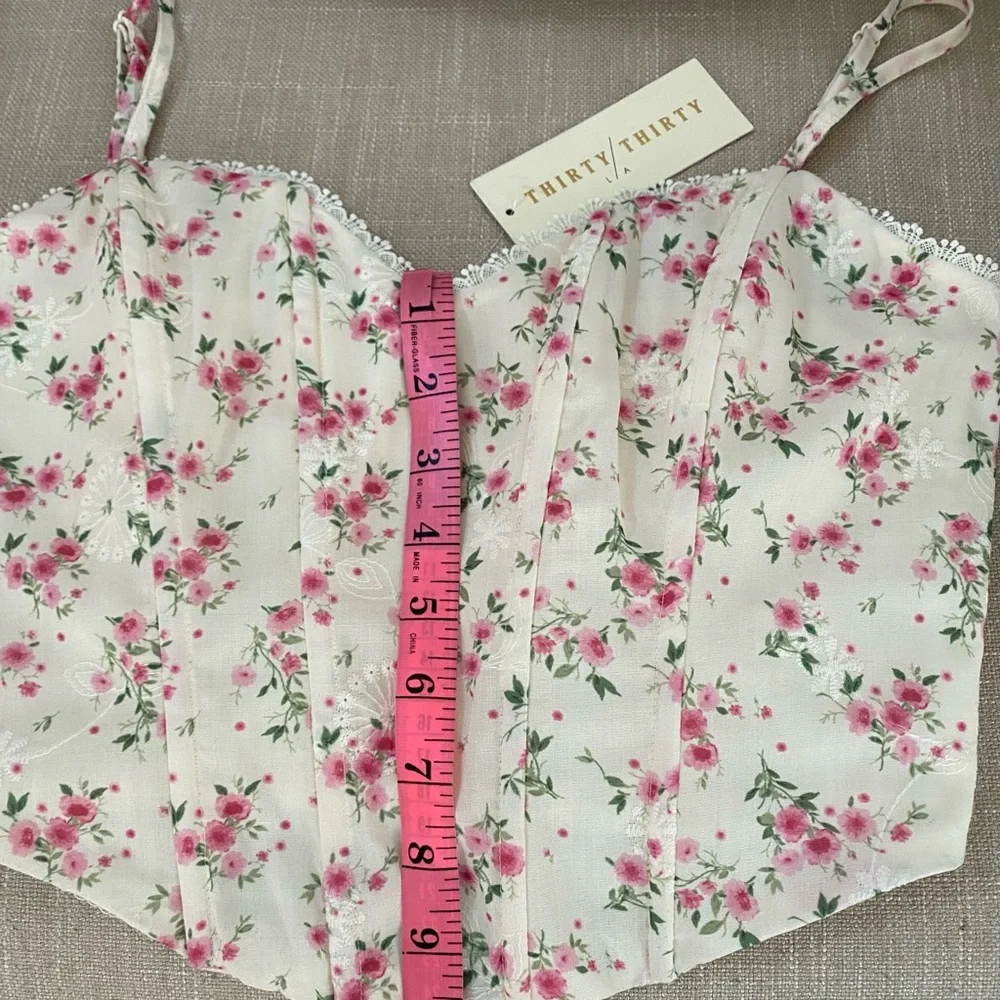 Floral Corset Top - Picture 10 of 13